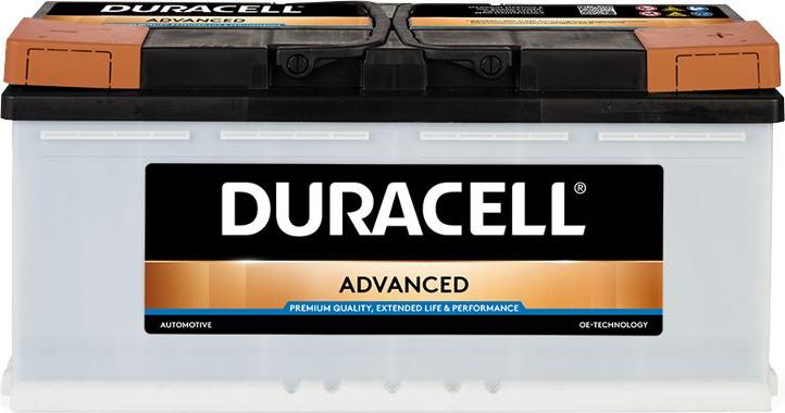 DURACELL 013610400801 - Стартерная аккумуляторная батарея, АКБ abcparts.ee