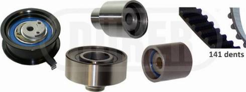 DÜRER 181142 - Комплект зубчатого ремня ГРМ abcparts.ee