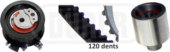 DÜRER DK181144 - Комплект зубчатого ремня ГРМ abcparts.ee