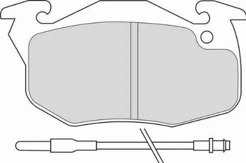 Duron DBP350393 - Тормозные колодки, дисковые, комплект abcparts.ee