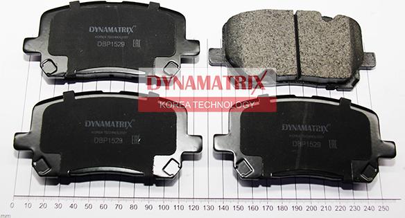 Dynamatrix DBP1529 - Тормозные колодки, дисковые, комплект abcparts.ee