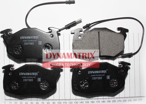 Dynamatrix DBP393 - Тормозные колодки, дисковые, комплект abcparts.ee