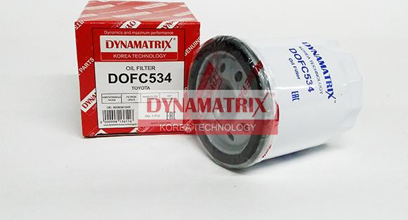 Dynamatrix DOFC534 - Масляный фильтр abcparts.ee