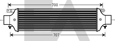 EACLIMA 36A40002 - Интеркулер, теплообменник турбины abcparts.ee