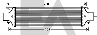 EACLIMA 36A25027 - Интеркулер, теплообменник турбины abcparts.ee
