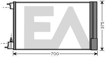 EACLIMA 30C54056 - Конденсатор кондиционера abcparts.ee
