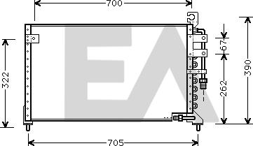 EACLIMA 30C51002 - Конденсатор кондиционера abcparts.ee