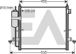 EACLIMA 30C51019 - Конденсатор кондиционера abcparts.ee