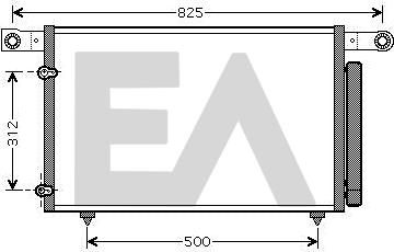EACLIMA 30C52029 - Конденсатор кондиционера abcparts.ee