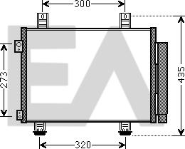 EACLIMA 30C69026 - Конденсатор кондиционера abcparts.ee