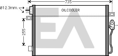 EACLIMA 30C12017 - Конденсатор кондиционера abcparts.ee