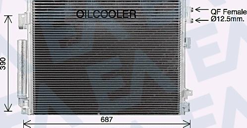 EACLIMA 30C12031 - Конденсатор кондиционера abcparts.ee