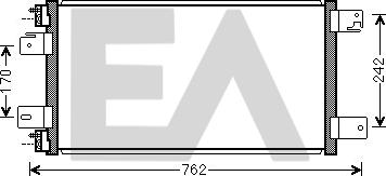 EACLIMA 30C33013 - Конденсатор кондиционера abcparts.ee