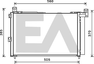 EACLIMA 30C22051 - Конденсатор кондиционера abcparts.ee