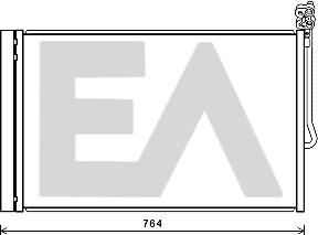 EACLIMA 30C77028 - Конденсатор кондиционера abcparts.ee