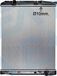 EACLIMA 31R45077 - Радиатор, охлаждение двигателя abcparts.ee