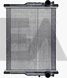 EACLIMA 31R59051 - Радиатор, охлаждение двигателя abcparts.ee