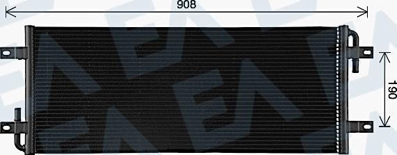 EACLIMA 31R59069 - Радиатор, охлаждение двигателя abcparts.ee