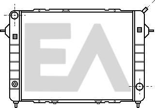 EACLIMA 31R54062 - Радиатор, охлаждение двигателя abcparts.ee
