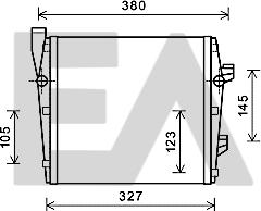 EACLIMA 31R58002 - Радиатор, охлаждение двигателя abcparts.ee