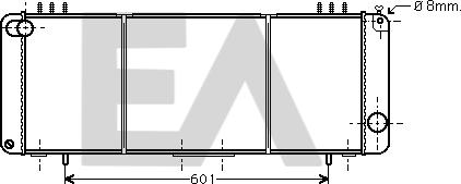 EACLIMA 31R33008 - Радиатор, охлаждение двигателя abcparts.ee