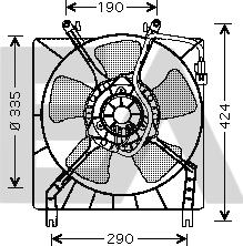 EACLIMA 33V51010 - Вентилятор, охлаждение двигателя abcparts.ee