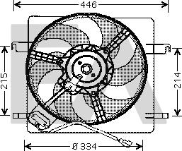 EACLIMA 33V22013 - Вентилятор, охлаждение двигателя abcparts.ee