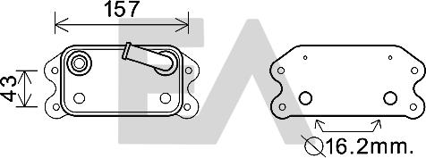 EACLIMA 37G78007 - Масляный радиатор, двигательное масло abcparts.ee