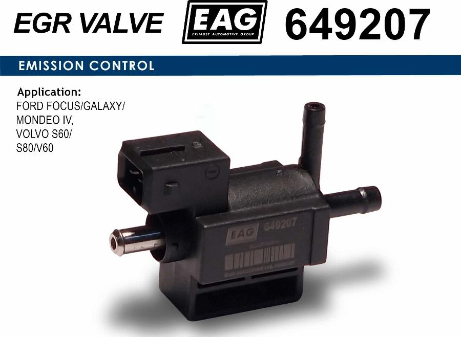 EAG 649207 - Клапан регулировки давления наддува abcparts.ee