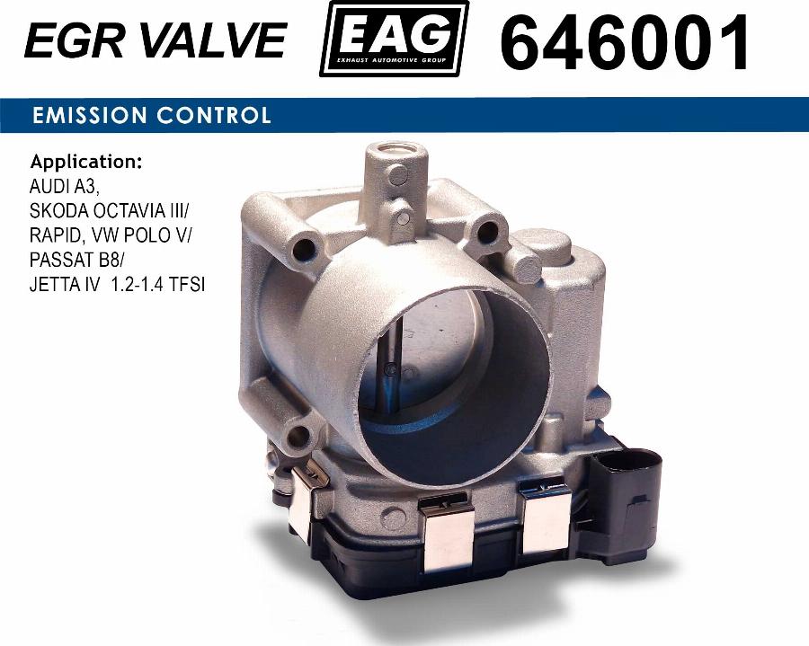 EAG 646001 - Корпус дроссельной заслонки abcparts.ee
