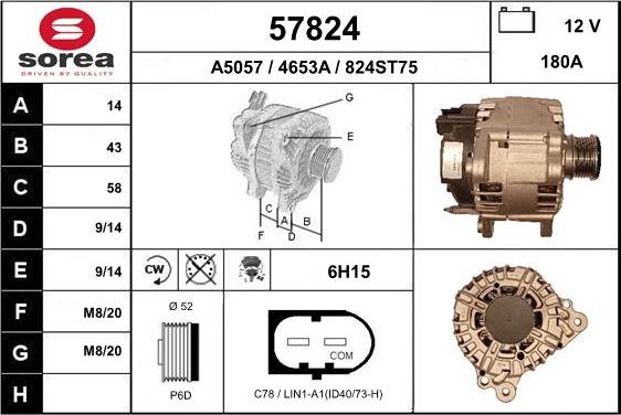 EAI 57824 - Генератор abcparts.ee