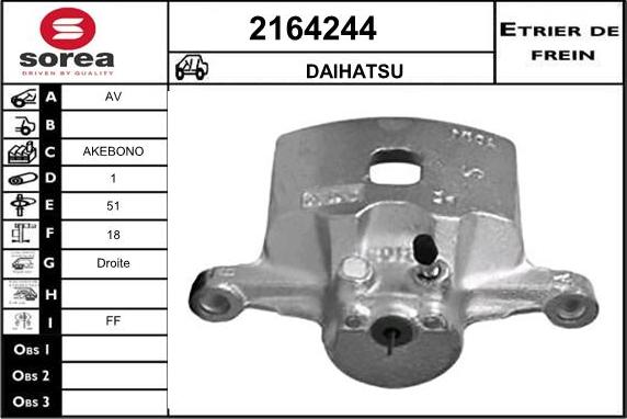 EAI 2164244 - Тормозной суппорт abcparts.ee