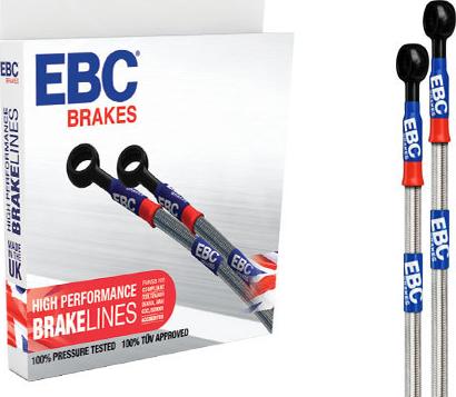 EBC Brakes BLA1937-4L - Комплект тормозных шлангов высокой производительности abcparts.ee