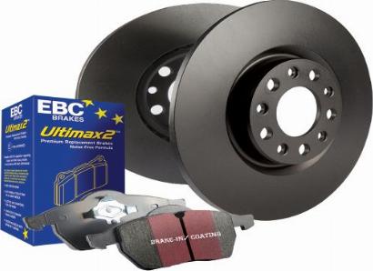 EBC Brakes PDKF2470 - Комплект экономичных тормозов abcparts.ee