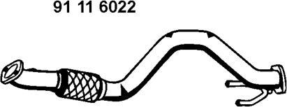 Eberspächer 91 11 6022 - Труба выхлопного газа abcparts.ee