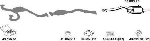 Eberspächer 452006 - Система выпуска ОГ abcparts.ee