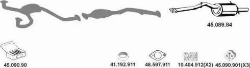 Eberspächer 452012 - Система выпуска ОГ abcparts.ee