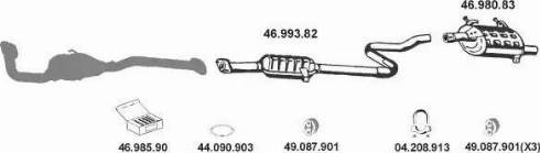 Eberspächer 462033 - Система выпуска ОГ abcparts.ee