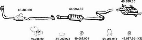 Eberspächer 462032 - Система выпуска ОГ abcparts.ee