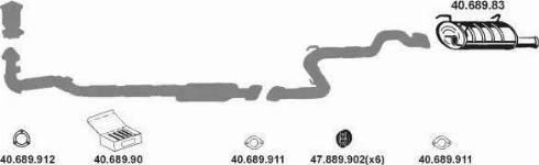 Eberspächer 402007 - Система выпуска ОГ abcparts.ee