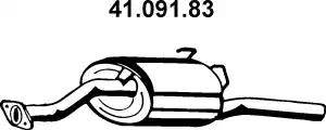 Eberspächer 41.091.83 - Глушитель выхлопных газов, конечный abcparts.ee