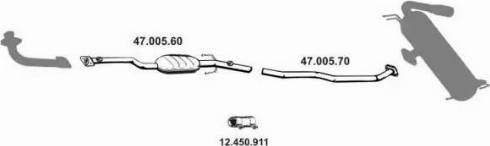 Eberspächer 472081 - Система выпуска ОГ abcparts.ee