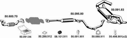 Eberspächer 502009 - Система выпуска ОГ abcparts.ee