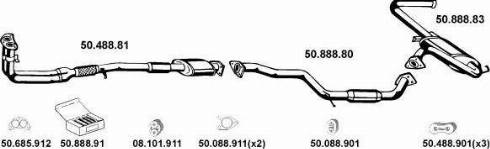 Eberspächer 502026 - Система выпуска ОГ abcparts.ee