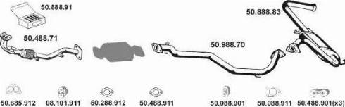 Eberspächer 502027 - Система выпуска ОГ abcparts.ee