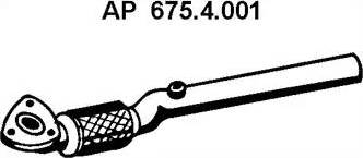 Eberspächer 675.4.001 - Труба выхлопного газа abcparts.ee