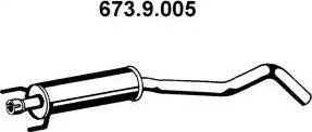 Eberspächer 673.9.005 - Средний глушитель выхлопных газов abcparts.ee