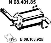 Eberspächer 08.401.85 - Глушитель выхлопных газов, конечный abcparts.ee