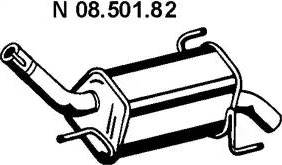 Eberspächer 08.501.82 - Глушитель выхлопных газов, конечный abcparts.ee