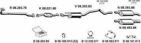 Eberspächer 082156 - Система выпуска ОГ abcparts.ee